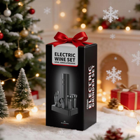 Ensemble de tire-bouchons électriques personnalisés, type C, rechargeable, ouvre-bouteille électrique de haute qualité