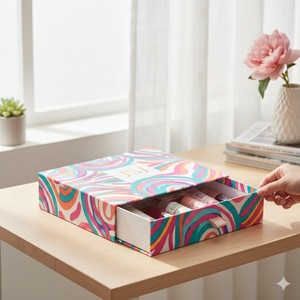 Caja <span class=keywords><strong>de</strong></span> Cartón <span class=keywords><strong>de</strong></span> Lujo para Calzado <span class=keywords><strong>de</strong></span> Alta Gama con Logotipo Personalizado y Cierre Magnético Rígido Plegable - Product Image 3