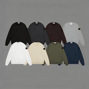 Felpa con Cappuccio da <span class=keywords><strong>Uomo</strong></span> in Cotone Pesante 350 Gsm, Design Innovativo, Vestibilità <span class=keywords><strong>Slim</strong></span>, Ricami 3D, Applicazioni in Strass, <span class=keywords><strong>Abbigliamento</strong></span> Personalizzato di Lusso - Product Image 3