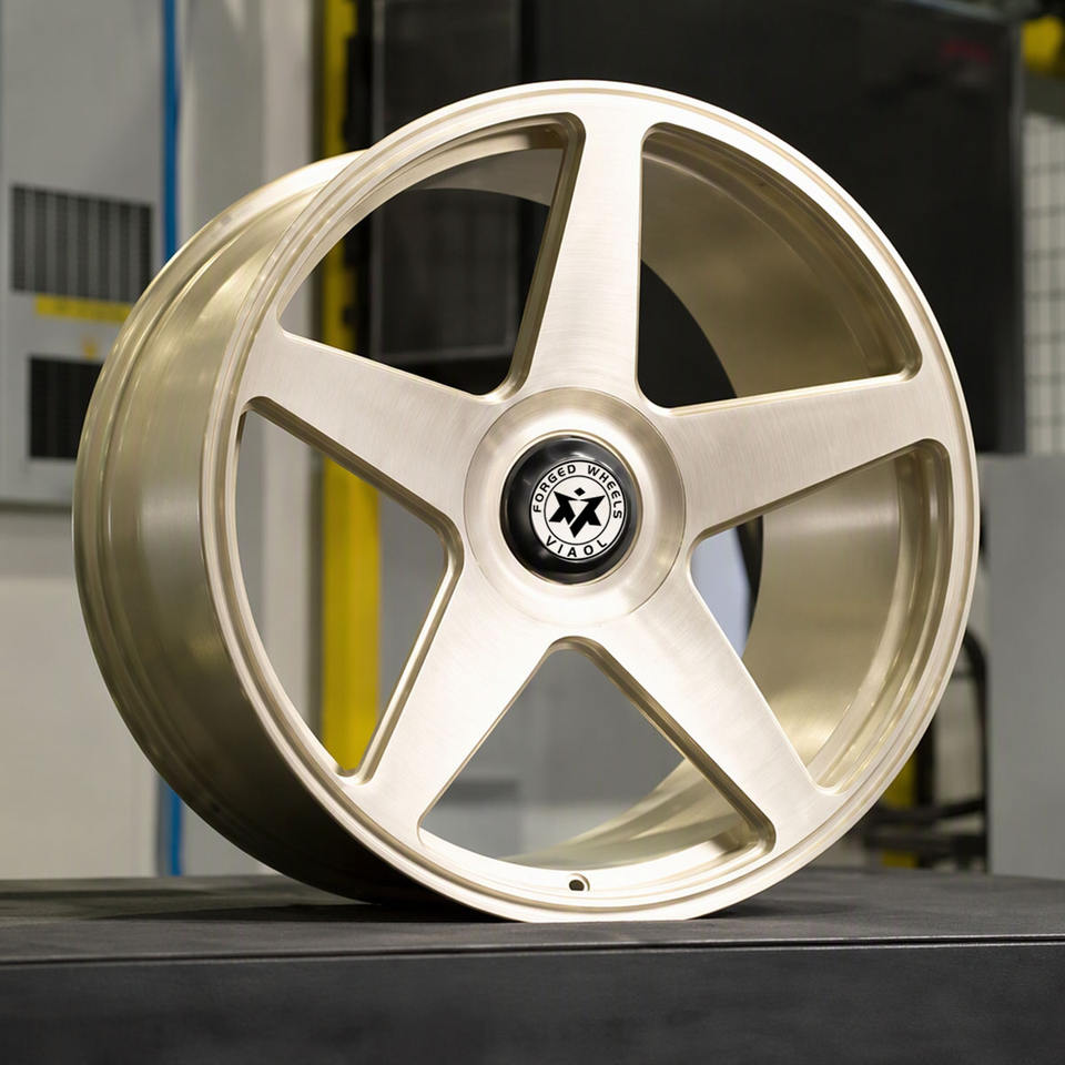 Aluminum Rims With Rings Viaol Forged Wheels Aluminum Rim PCD 5x114.3 5x130 18 19 20 Inch 5 ...