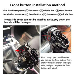 Accessori Interni Decorazione Maniglia Pomello Leva Cambio Protezione Copertura Laterale per VW Golf 6 7 R GTI MK6 - Product Image 4