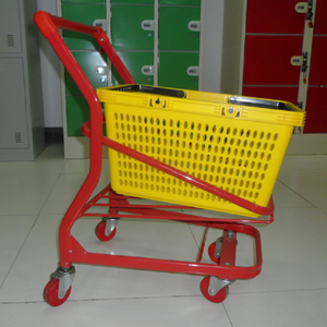 Carrito de compras Chapado en polvo para niños, carrito de juguete para supermercado, precio de fábrica - Product Image 4
