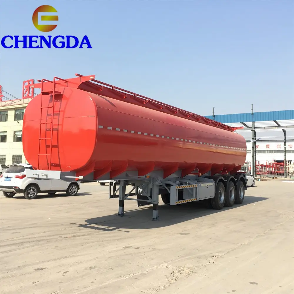 New Factory 3 Axles 40000 Litres Used Fuel Tanker Semi Trailer for Sale