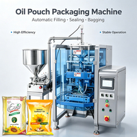 Automatische 500ml 1L oliezakjes vul- en verpakkingsmachine, machine voor het verpakken van eetbare olie in zakjes, machine voor het verpakken van zonnebloem- en palmolie