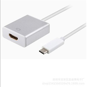 <b>Usb</b> <b>C</b> To Hdmi Adapter 46x38mm Aluminum Alloy <b>Plug</b> In For Laptop - Product Image 5