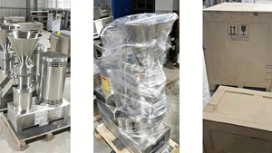 Colloid Mill 80 Model Stainless Steel High Capacity 10-5000kg Adjustable Fineness Electric Machine for <b>Paste</b> Hummus Shea Butter - Product Image 5