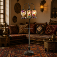 Lampe sur pied de style marocain Marrakech, lampe de sol en verre mosaïque turque