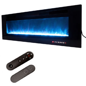 Prisma <span class=keywords><strong>dimplex</strong></span> moderno 3d para uso en interiores, <span class=keywords><strong>chimenea</strong></span> eléctrica de 50 pulgadas montada en la pared, efecto de llama led - Product Image 1