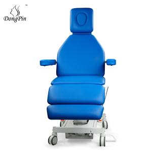 अस्पताल के लिए एडजस्टेबल बैकरेस्ट और आर्मरेस्ट एर्गोनोमिक पीसी चमड़े की उपचार तालिका - Product Image 2