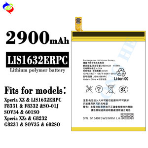 Batterie pour <span class=keywords><strong>sony</strong></span> XZ XZS <span class=keywords><strong>F8332</strong></span> F8331 LIS1632ERPC 2900mAh batterie Au Lithium - Product Image 3