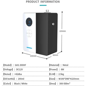 Diffuseur d'arômes électrique contrôlé par application WiFi 500M, capacité d'huile de 2000 ml, utilisation hôtelière, aromathérapie ultrasonique, diffuseur pour petite surface - Product Image 4