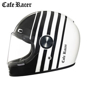 Faseed V6 Cafe Racer Adventure Casques de <span class=keywords><strong>moto</strong></span> Intégral ABS Fibre de verre Style vintage ECE DOT Approuvé pour <span class=keywords><strong>Harley</strong></span> Riding - Product Image 1