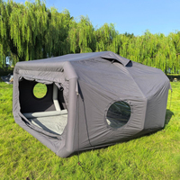 Tente de camping gonflable pliable et spacieuse de luxe pour le camping en groupe et les divertissements en plein air