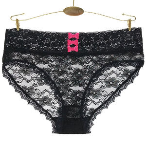 Yun Meng Ni Underwear New Transparent Underwear Fancy Lace <strong>Sheer</strong> Women's <strong>Panties</strong> - Product Image 5
