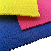 Tela de malla para fútbol, tipo sándwich 3D, 95% poliéster, 5% elastano, tejido de punto, 270GSM, elástico, transpirable, material deportivo Air-Spacer, amortiguador