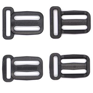 Hebilla Deslizante de Plástico de 25 mm para Bolsas de Transporte de Mascotas, Hebilla de Anillo en D Multidireccional Resistente - Product Image 1