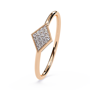 Round Brilliant Lab-Grown <b>Diamond</b> Rose Gold Halo <b>Ring</b> with Pav Accents IGI Certified Unisex Daily Wear - Product Image 6