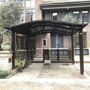 Abri de voiture en aluminium résistant à la corrosion avec toit en polycarbonate pour les zones côtières ou humides - Product Image 4