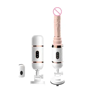 Stimolatore del clitoride sesso pistola telescopica macchina giocattoli del sesso macchina automatica del dildo del sesso per la masturbazione delle donne