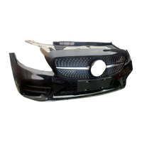 Kits de carrosserie d'origine pour Mercedes Benz W205 Classe C Upgrade C63 AMG Pare-chocs avant avec grille de capot moteur Ailes
