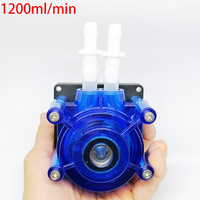 Dropship Large Flow DC12/24V 1200 ml/Min Machine de remplissage de boissons à circulation auto-amorçante Pompe à eau Pompe à sirop Pompe péristaltique