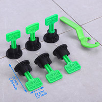 Kit professionnel de clips et cales réutilisables en plastique pour l'alignement des carreaux muraux et de sol en gros