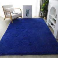 Tapis en peluche uni lavable en machine, tapis de sol pour salon, chambre à coucher, chevet, bureau