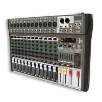 Système de sonorisation DJ 12 canaux RIY MX99-12i avec entrées USB/XLR et console