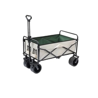 Carrito de Camping Plegable Multifuncional para Jardín y Exteriores, de Alta Capacidad, Portátil, para Playa y Compras