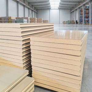 <span class=keywords><strong>Panneau</strong></span> sandwich ignifuge, <span class=keywords><strong>panneau</strong></span> structurel imperméable et isolant thermiquement pour la construction d'installations industrielles et <span class=keywords><strong>de</strong></span> chambres froides - Product Image 1