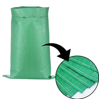 Sacs Tissés en Polypropylène, Sac de Sable Tissé PP 50 kg Fabricant, Sac Vert Vide 100 kg pour Emballage
