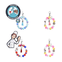 Perles en silicone PVC en forme de couronne de reine pour la fabrication de porte-clés, bracelets et colliers - Vente flash de perles pour la création de stylos et d'accessoires
