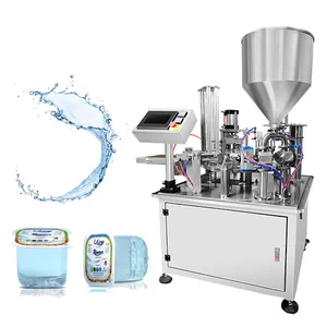 Good quality automatic drinking water plastic cup filling sealing machine