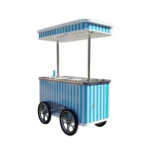 Thép không gỉ đẩy điện thoại di động kem giao hàng xe đạp xe máy bán hàng tự động espresso giỏ hàng đông lạnh đồ uống kiosk bán lẻ ngành công nghiệp - Product Image 6