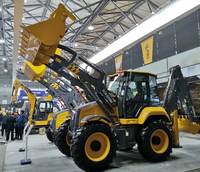 Diskon besar XC8-S3580 Mini Loader Backhoe 3.5 Ton roda kecil ekskavator murah baru Mini Backhoe mesin pompa komponen inti