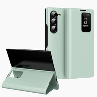 Funda Protectora de Cuero PU Resistente para Samsung Galaxy Z Fold 7/Fold 6/5, Protección Completa Contra Caídas, Antihuellas y Antideslizante