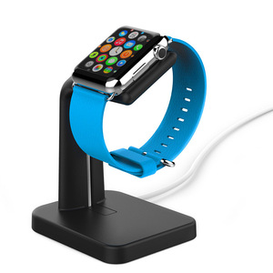 Apple <b>Watch</b> Stand Universal Charging Dock Desktop Holder <b>Silver</b> Black ABS Material 5W Wireless Charging <b>Smart</b> <b>Watch</b> Stand - Product Image 5
