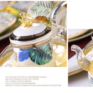 New Royal Fantasy Jungle Kitchen Accessories Luxury Bone China <b>Tea</b> Sets - Product Image 6