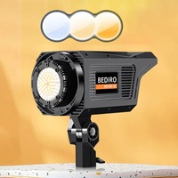 Flash de studio 100W avec kit de boîte à lumière parabolique profonde pour la photographie de portrait de mariage