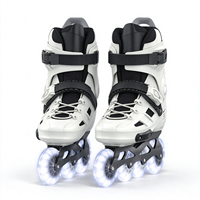 Patins à roulettes pour adultes, patins à roulettes freestyle slalom, hommes, femmes, professionnels, intérieur, extérieur, chaussures de patinage fitness unisexes