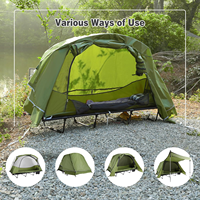 Lit de tente multifonctionnel de fabrication professionnelle pour adultes lit de tente de Camping pliant pour 1 personne Portable surélevé