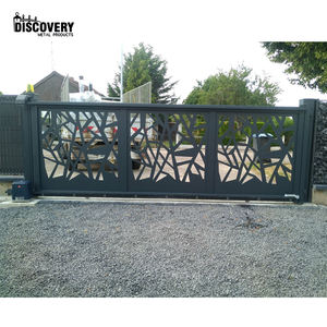 Portail décoratif <span class=keywords><strong>en</strong></span> aluminium, portail de jardin <span class=keywords><strong>en</strong></span> aluminium, écran décoratif avec un look contemporain - Product Image 3