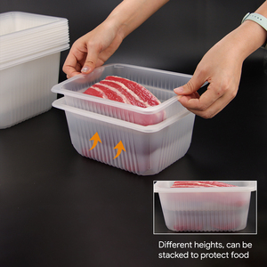 Tùy chỉnh dùng một lần thực phẩm khay PP khay thịt đông lạnh thermoformed khay tùy chỉnh dùng một lần nhựa thịt bò thực phẩm khay - Product Image 5