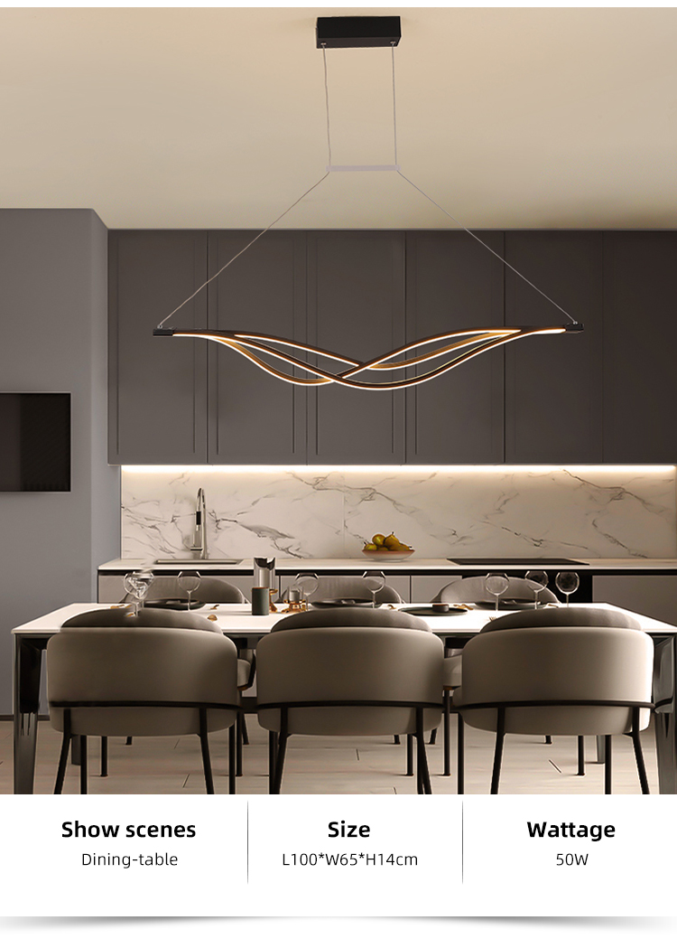 Newest Innovation Modern Decorative Room Home Indoor Lighting Aluminum Bedroom Led Chandelier Pendant Light