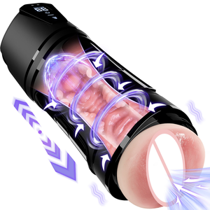 Vente flash - Jouet sexuel pour la stimulation du pénis - 10 modes de succion - 5 niveaux de vibration - Cadeau adapté pour la masturbation masculine - Jouet pour adultes - Product Image 1