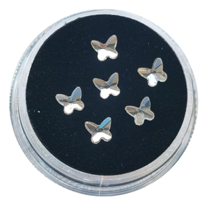 High Quality Crystal Teeth Jewelry Teeth Gem - 6 Pieces Butterfly Shape SWARO Gems Used for Decorations - Product Image 3