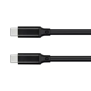 USB C 3.1 Gen2 100W 5A4Kビデオ10Gbps速度Type-cからType-cオスケーブル (サムスンカメラPCラップトップ電話ゲームプレイ用)