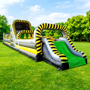 Parcours d'obstacles gonflable WINSUN WSP-441 pour jeux de compétition - Matériel PVC certifié CE, ignifuge et imperméable, capacité 300 kg - Product Image 1