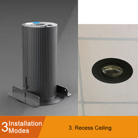 Par de luces LED para techo, lámpara colgante de pared con Zoom Manual, 60W, DMX512, RGBW, para interiores, escenario, Teatro en Casa