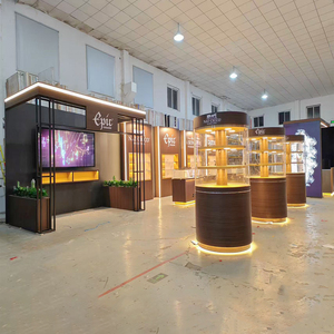 Stand d'exposition modulaire flexible rétroéclairé par LED, stand d'exposition de marque, stand d'exposition modulaire écologique pour les expositions mondiales - Product Image 1